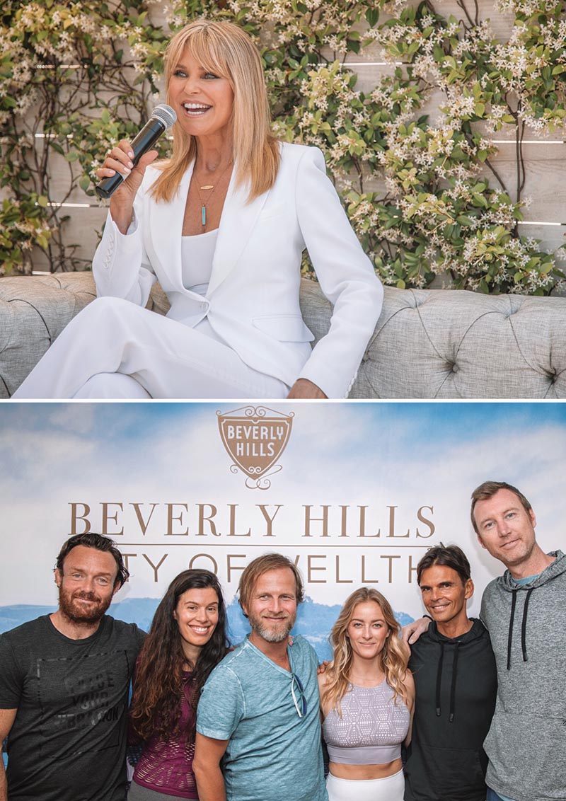 Christie Brinkley & The City of WELLTH. Beverly Hills. PR Agency Sydney. The Buzz Group.