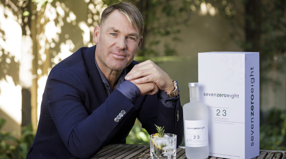 Shane Warne. 708 Gin. Sydney PR Agency. The Buzz Group.